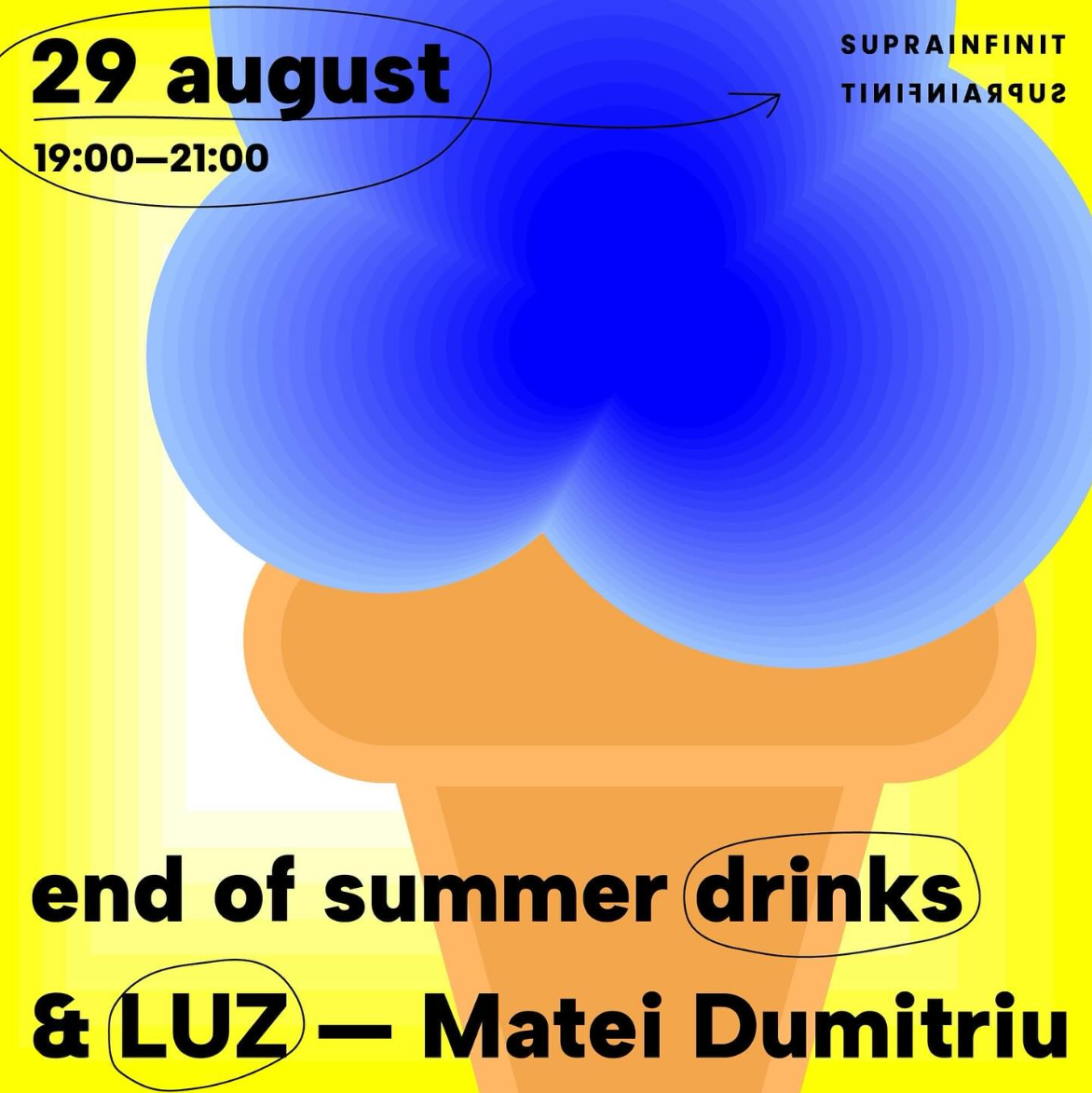 End of summer drinks + LUZ