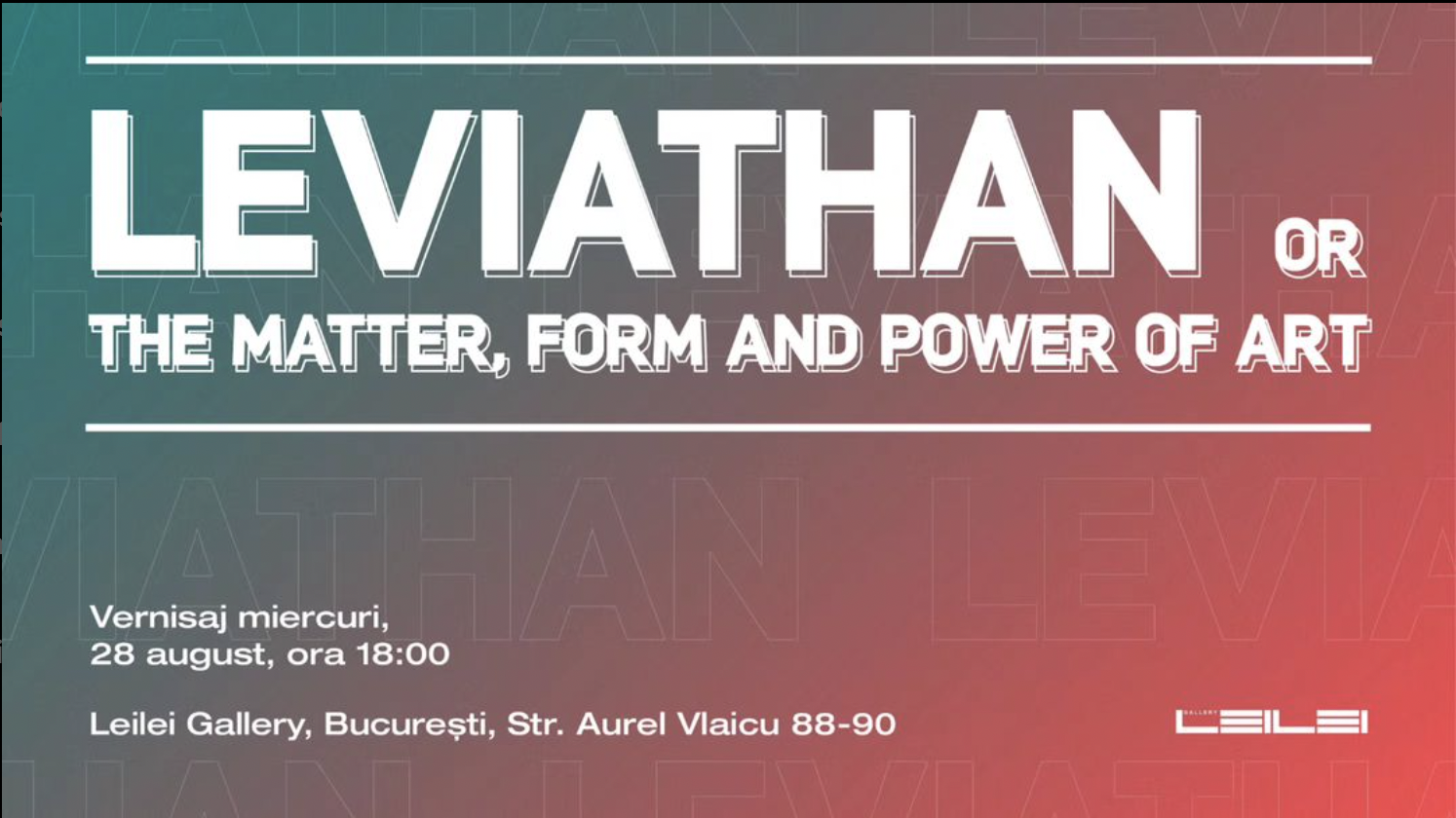 Leviathan; or The Matter, Form, and Power of Art